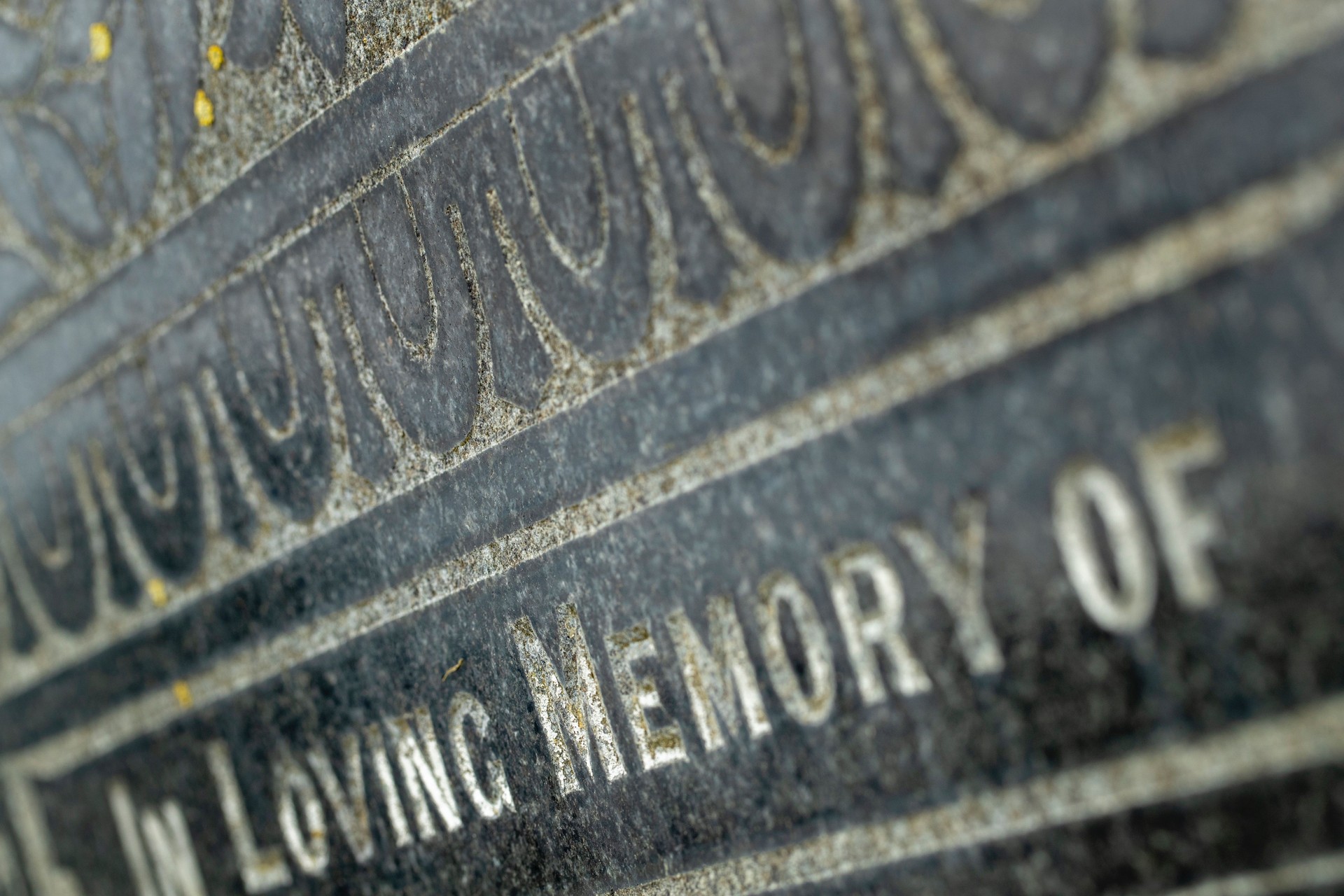 Cemetery with tombstones at Riverton South Island New Zealand